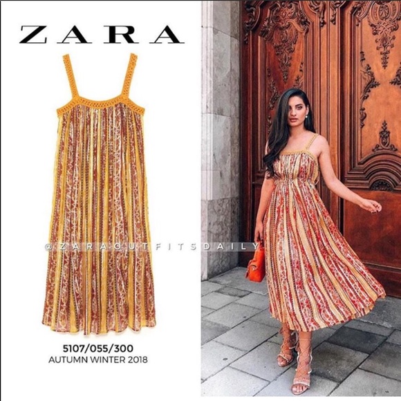 Zara | Dresses | Zara Yellow And Silver Stripe Dress Crochet Sleeve | Poshmark Zara | Dresses | Zara Yellow And Silver Stripe Dress Crochet Sleeve | Poshmark